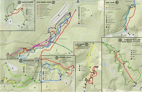 Hocking Hills State Park Map Printable