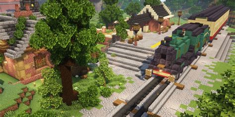 Adorable Minecraft Train Station Will Get You Where You Need To Go