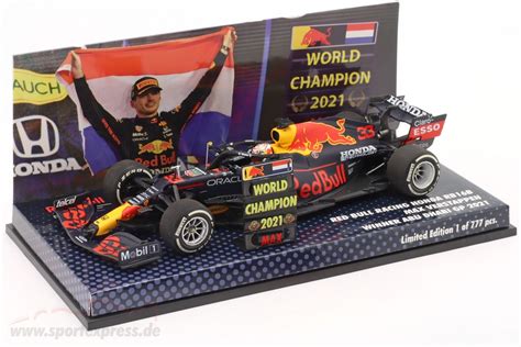 Max Verstappen Red Bull RB16B #33 Winner Abu Dhabi formula 1 World ...