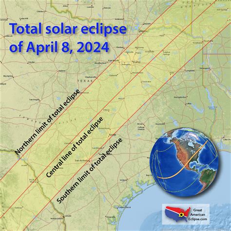 May Green Headline: Solar Eclipse 2024 Path