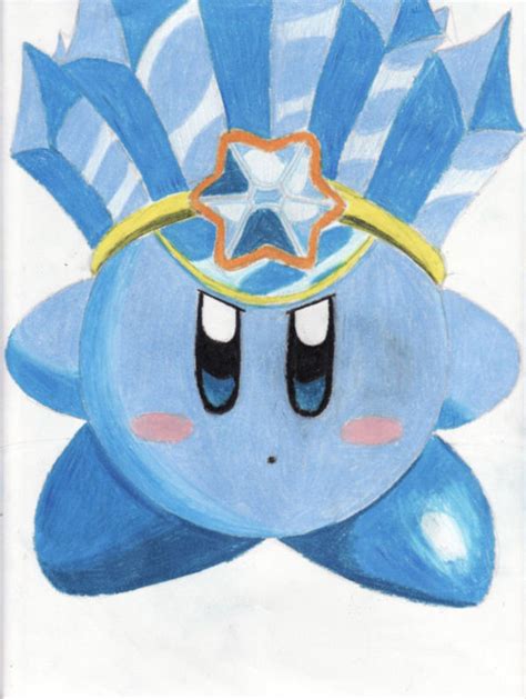 Ice Kirby by CrunchyPopcorn on DeviantArt