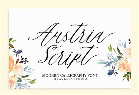 Decorative Script Font Bundle - 40 Exclusive Fonts | Artixty