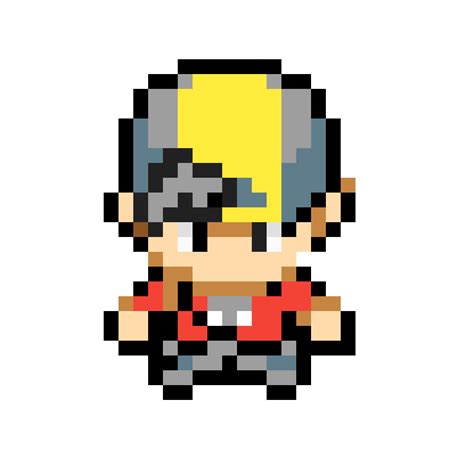 pixel art pokemon trainer grid Pokemon trainer sprite grid pixel hilda ...