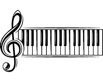 Piano Keyboard Silhouette at GetDrawings | Free download