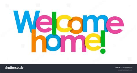 15,684 Welcome Home Banner Images, Stock Photos, 3D objects, & Vectors ...