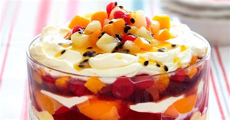 Traditional Fruit Trifle | Rhodes Food Group | Fruit trifle, Trifle ...