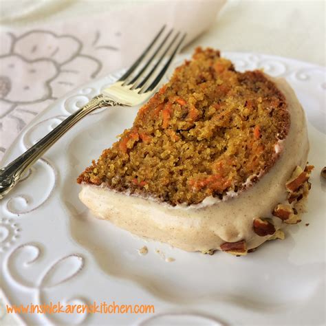 Carrot Banana Cake with Cinnamon Cream Cheese Frosting | Inside Karen's ...