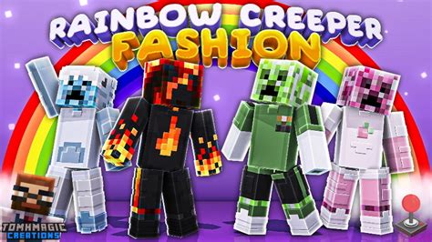 Rainbow Creeper Fasion in Minecraft Marketplace | Minecraft