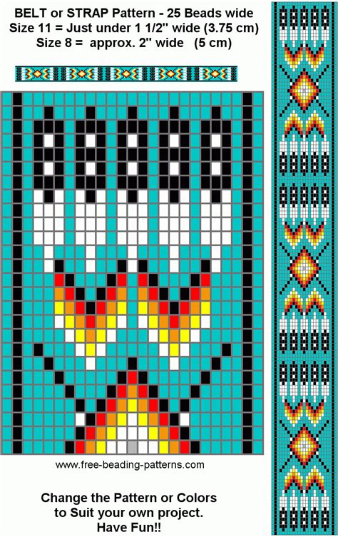 Free Printable Bead Loom Patterns - Printable Templates by Nora