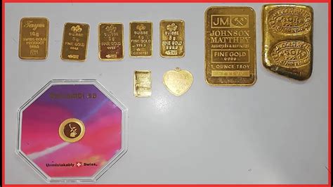 Gold Bars 1 Gram to 10 Tola | gold biscuit | 1 gram | 5 gram | 3 Gram ...