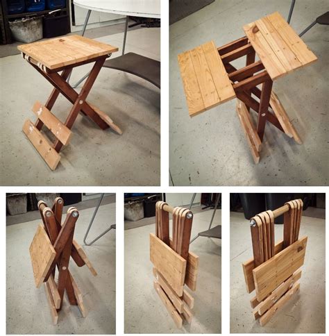 Small Folding Table [UPDATED] | Folding table diy, Wood folding table ...