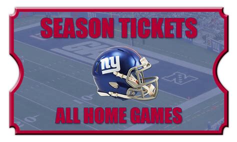 2023 New York Giants Season Football Tickets | All Home Games