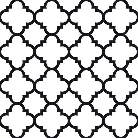 Abstract Moroccan texture. Can be used the printable outline, crafts ...