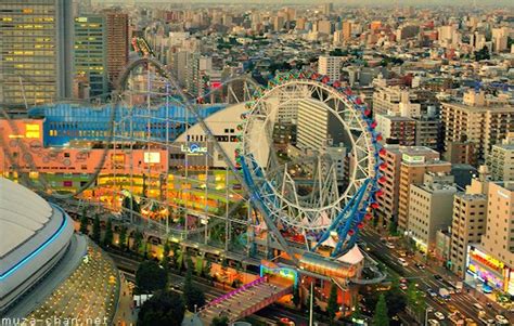 Tokyo Dome City aerial view