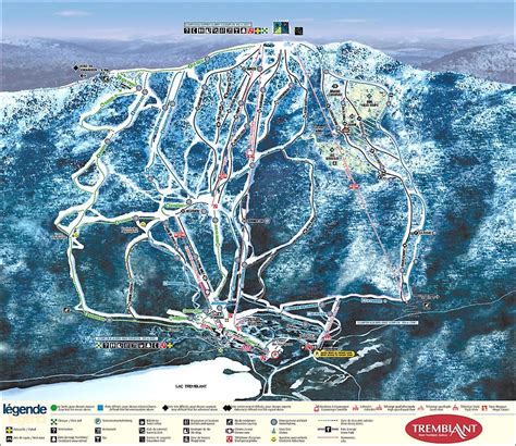 Mont Tremblant Skimap - Freeride