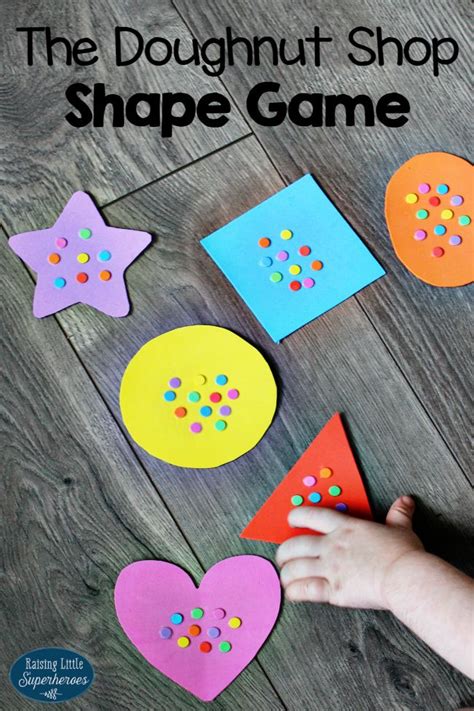 The Doughnut Shop Shape Game For Kids