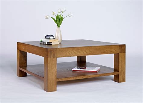 The Benefits Of Owning A Square Oak Coffee Table - Coffee Table Decor