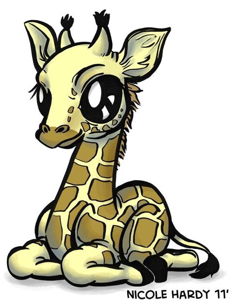 CUTE PICS | Pinterest | Cartoon tattoos Baby giraffes and Gi Cartoon ...