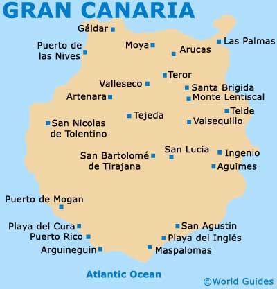 Map of Gran Canaria Airport (LPA): Orientation and Maps for LPA Gran ...