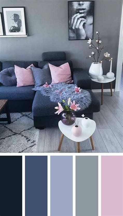 Interior design in cold colour palette | Decoração da sala, Decoração ...