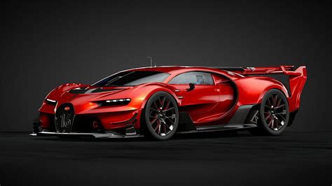 Red Red Bugatti Vision Gt HD wallpaper | Pxfuel