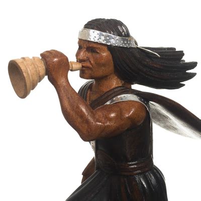 Hand Crafted Inca Chasqui Sculpture - Chasqui | NOVICA