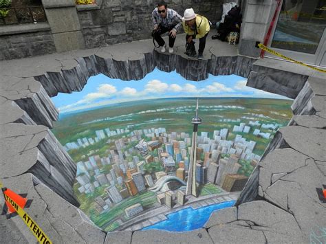 The Amazing 3D Chalk Street Paintings of Tracy Lee Stum ~ Kuriositas