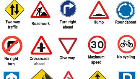 Images Of Road Signs And Their Meaning - Infoupdate.org