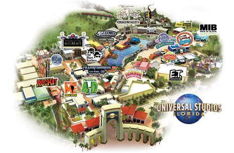 Printable Universal Studios Map