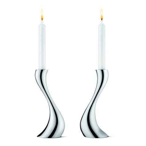 Georg Jensen Living Cobra Candle Holders 3586579