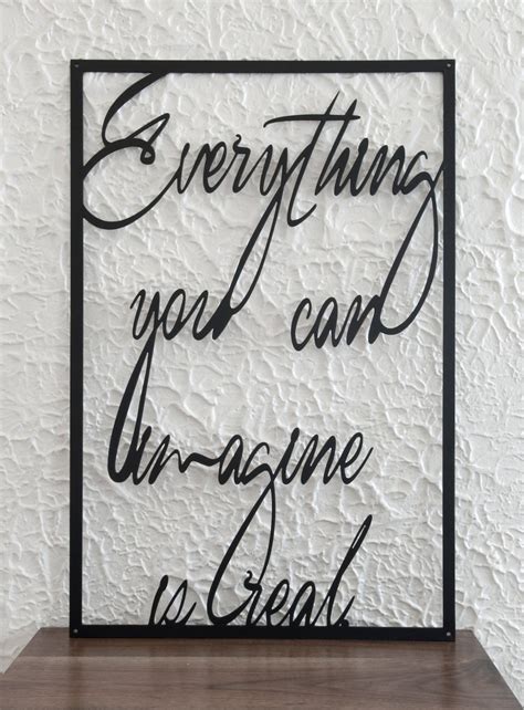 Metal Wall Art, Wall Art, Metal Art, Quotes, Your Quote Here, Home ...