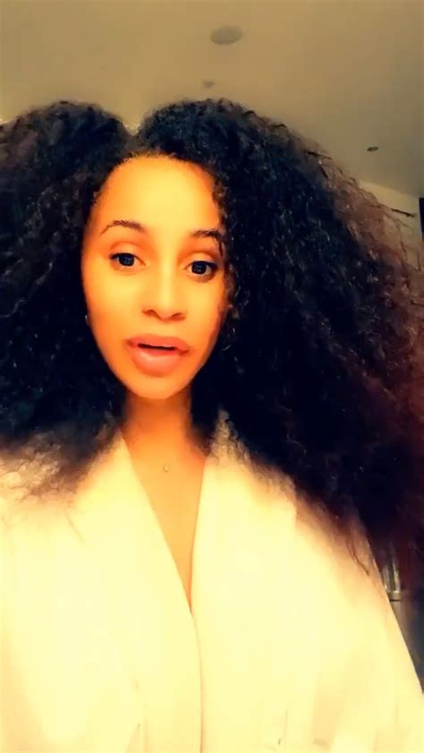 Cardi B Revealed Her Natural Hair and Says She's 'So Proud' of It ...