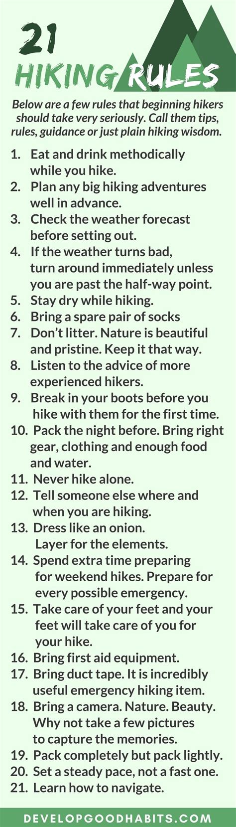 Hiking Essentials: Hiking basics including hiking hacks, hiking ...