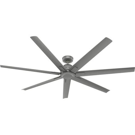 Hunter Fan 51591 Downtown 72 inch Matte Silver Outdoor Ceiling Fan