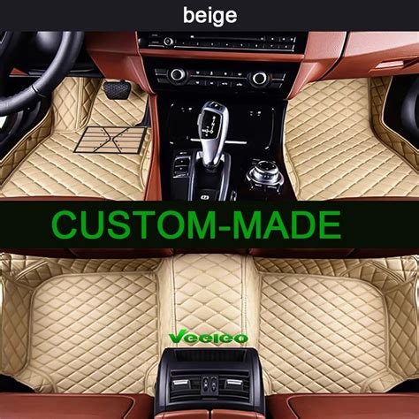 Veeleo Custom Fit 6 Colors Leather Car Floor Mats for Honda Vezel 2014 ...