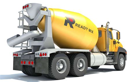 Concrete Mixer Truck - 3D Model by 3D Horse