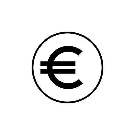 Euro Icon Symbol for Pictogram or Graphic Design Element. Vector ...