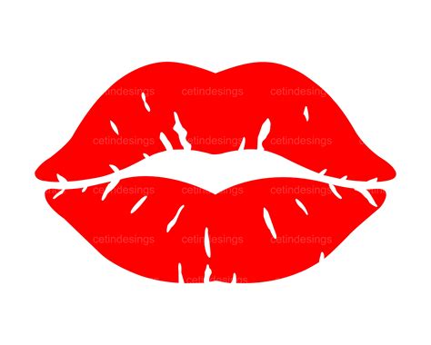 RED LIPS PNG, Svg, Clipart, Jpg, Vector, Kiss Svg - Etsy