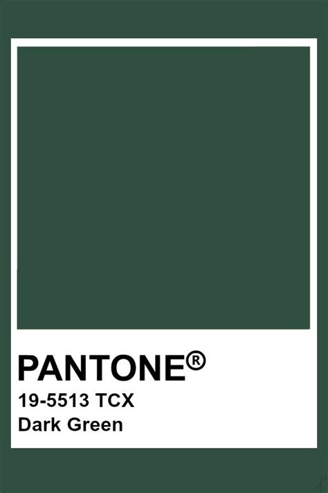 Pantone Dark Green | Pantone colour palettes, Pantone green, Pantone ...