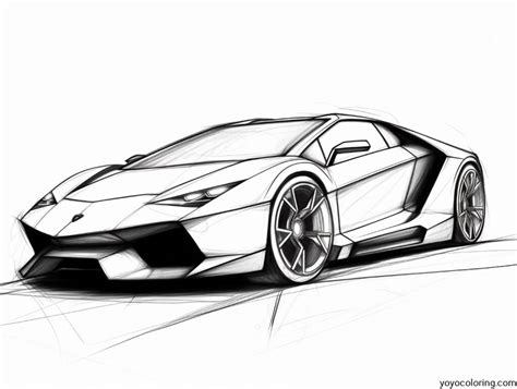 Printable Coloring Pages Of Lamborghini