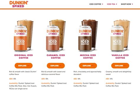 Dunkin' Spiked Hard Iced Coffee (and Tea) with Alcohol: Here Are The Facts