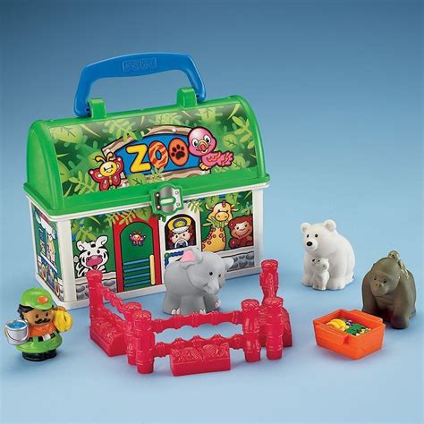 Little People Take Along On The Go Zoo Play Set NIB Fisher Price # ...