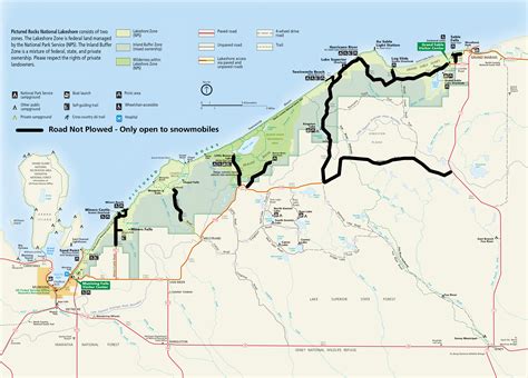 Pictured Rocks National Lakeshore Map – Map Of The World