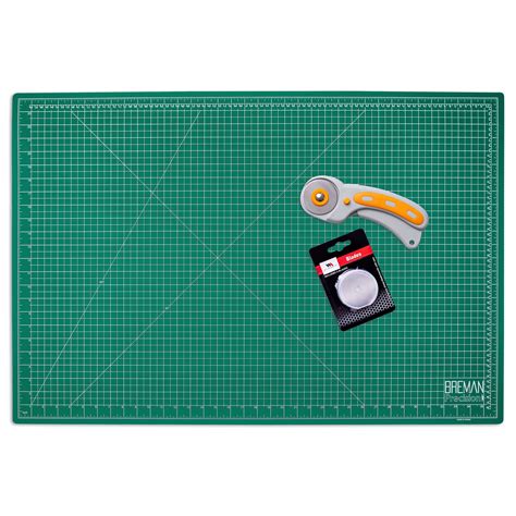 WA Portman Rotary Cutter and 24x36 Inch Self Healing Cutting Mat - 45mm ...