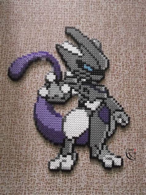 Pyssla Pokemon Mew Pokemon dratini 3d perler beads hama beads pyssla ...