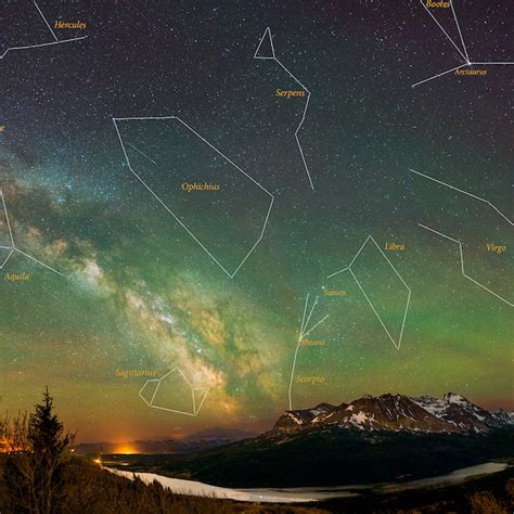 Milky Way with Nearby Constellations by Matt Dieterich - Universe Today