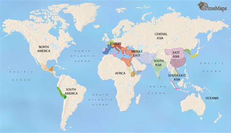 Map of the World in 1453: After the Mongols | TimeMaps