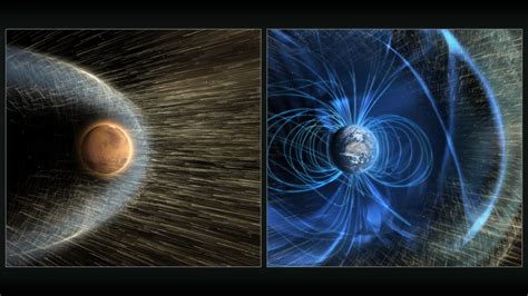 The magnetic fields of Mars and Earth | The Planetary Society