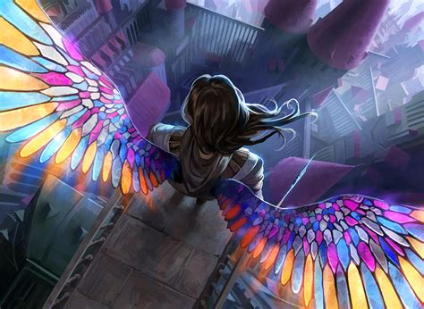 Angel Colorful Wings Wallpaper, HD Artist 4K Wallpapers, Images and ...