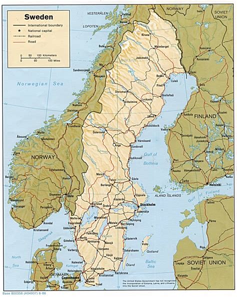 Sweden Maps - Perry-Castañeda Map Collection - UT Library Online